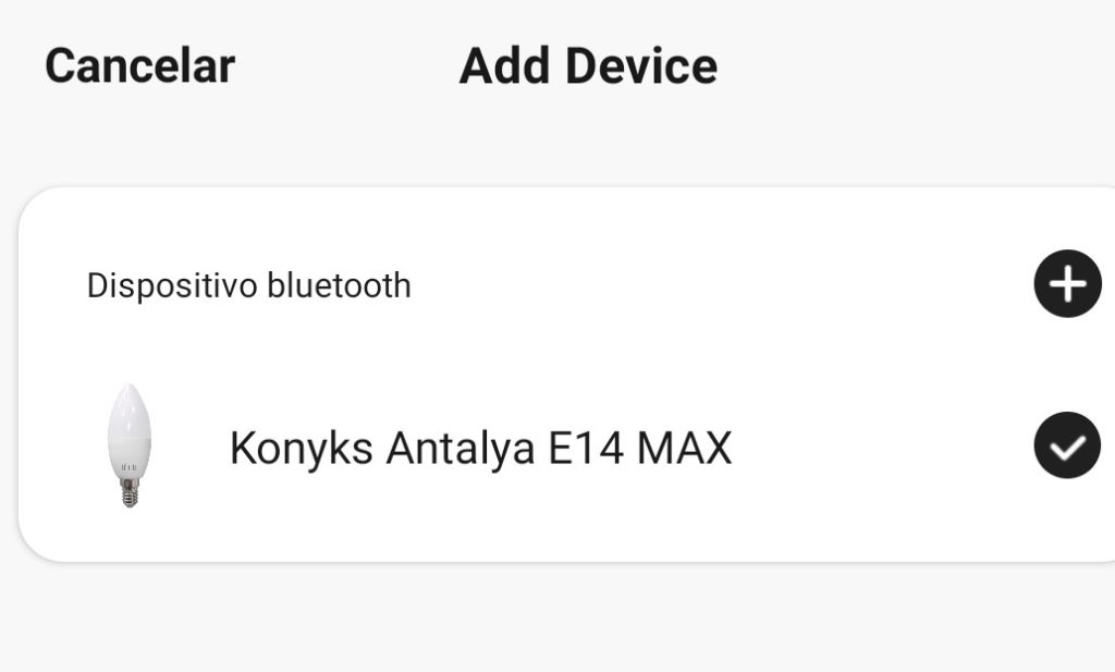 Konyks - antalya e14max easy - agregar un dispositvo por bluetooth - 2