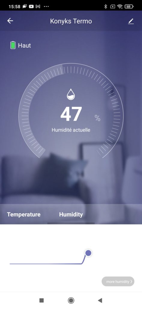 Capteur d'humidité de température intelligent WiFi Compatible avec Alexa  Google Assistant Hygromètre numérique sans fil à très lon