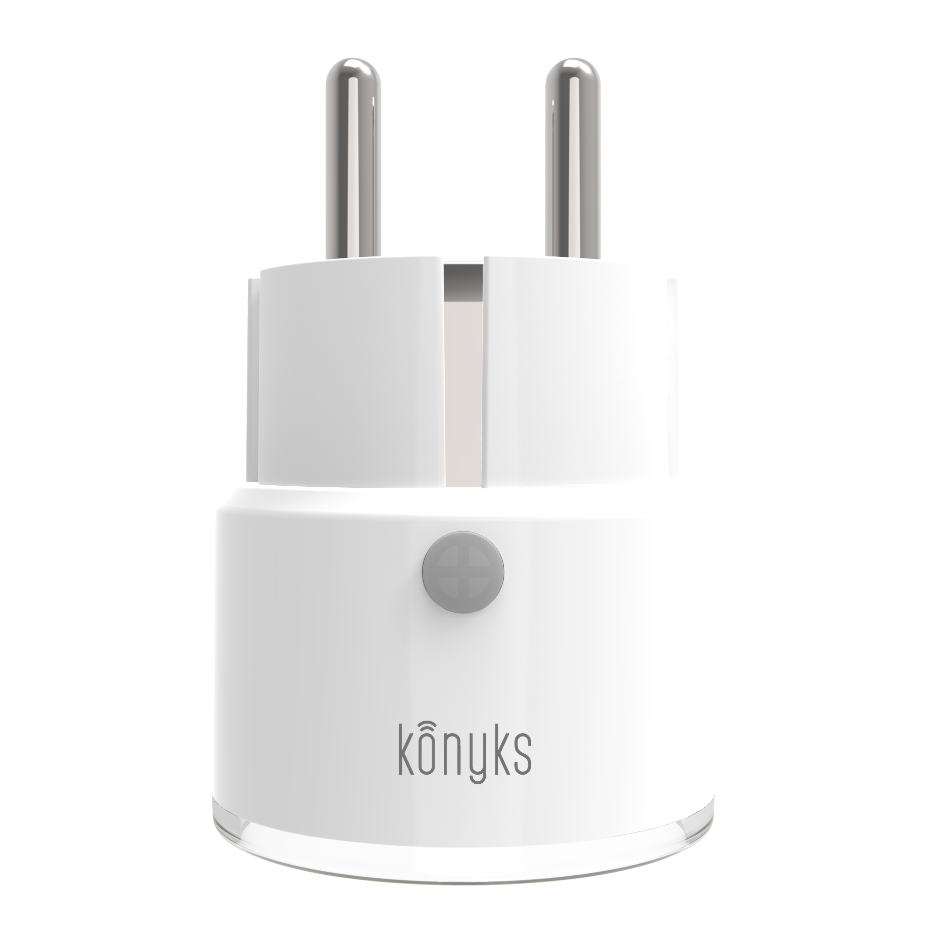 Konyks Priska MAX 3 FR DUAL PACK – 2 Prese Intelligenti WiFi+Bluetooth, 16A, Contatore Consumo, Compatibili Alexa E Google Home