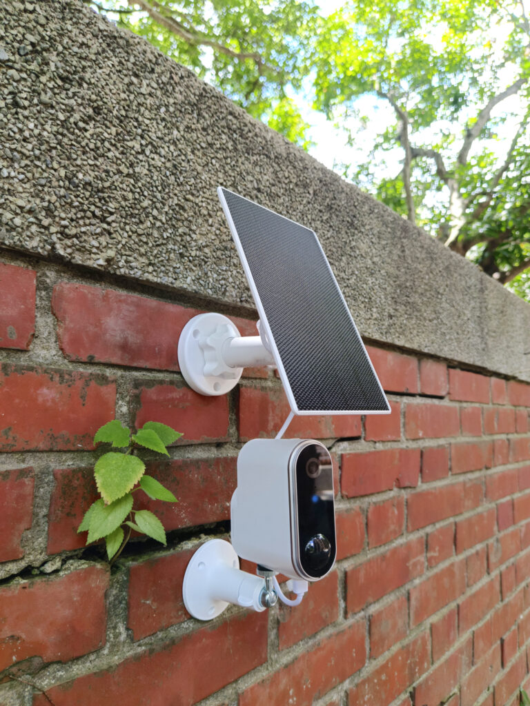 Panneau Solaire Konyks Solar SE - 3W Max - USB-C - Pour Alimenter La Caméra Extérieure Camini Air SE En Continu - Fonctionne Avec Wifi 2,4 GHz