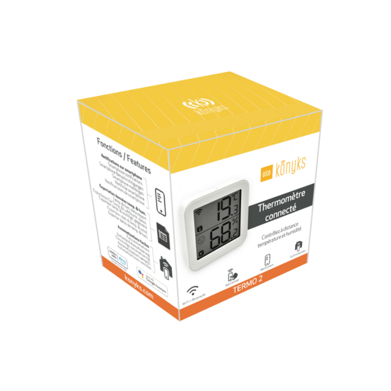 Installation Thermomètre hygromètre Wi-Fi - Konyks Termo