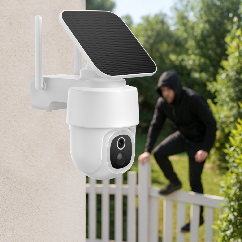 Caméra de sécurité avec intrus