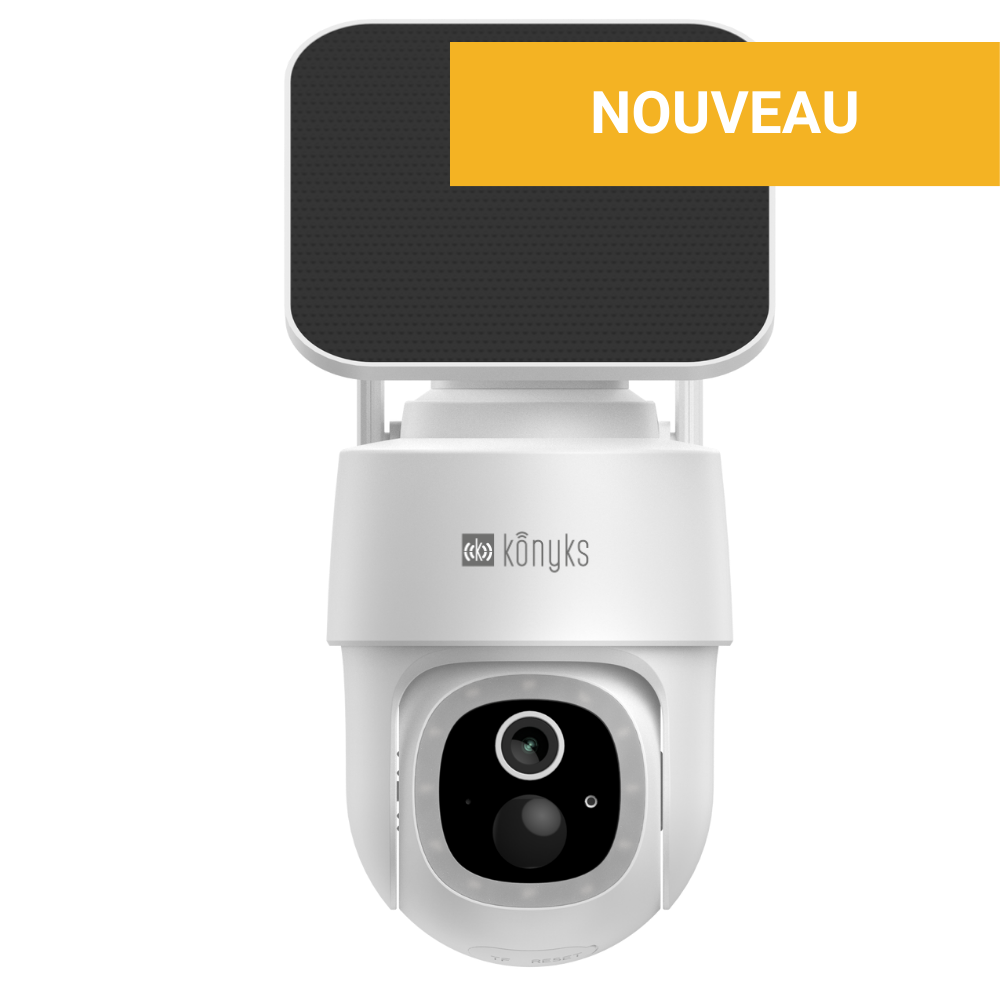 Cam&eacute;ra de s&eacute;curit&eacute; moderne et innovante d'ext&eacute;rieur et sans fil