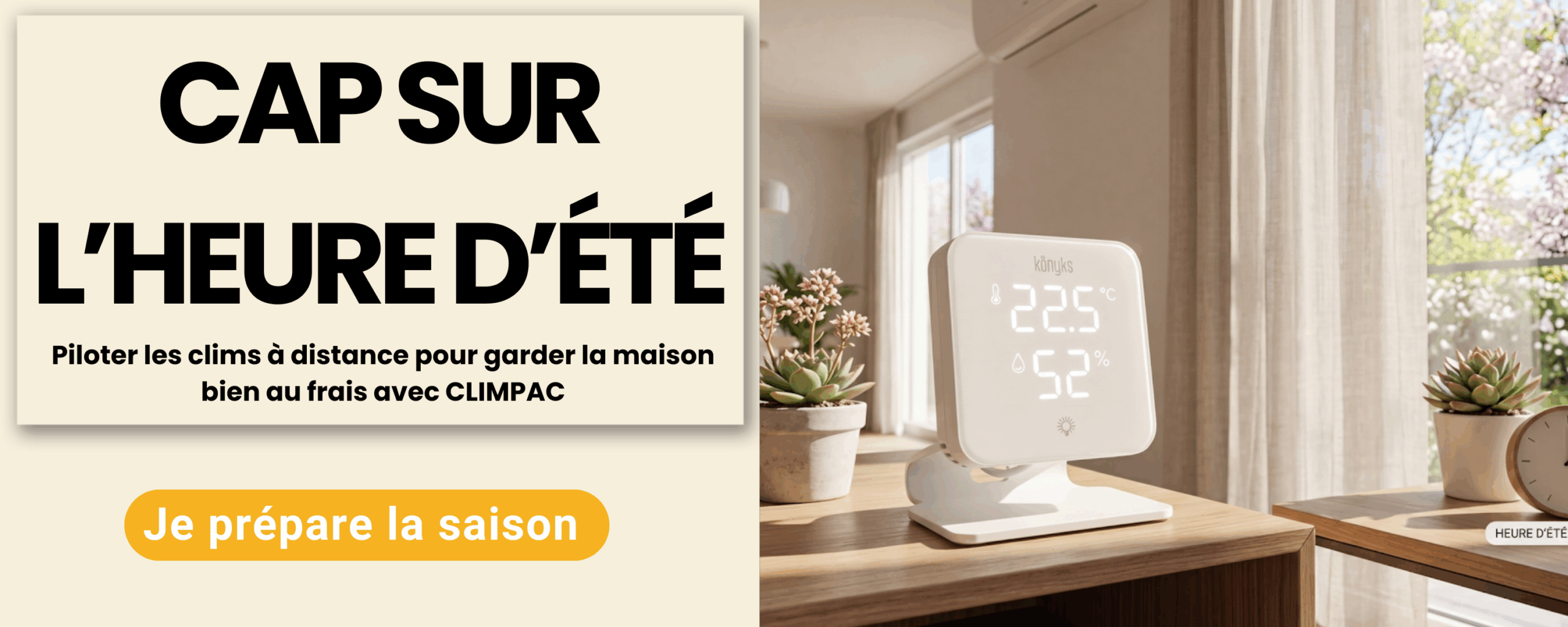 Heure d'été / produit extérieur