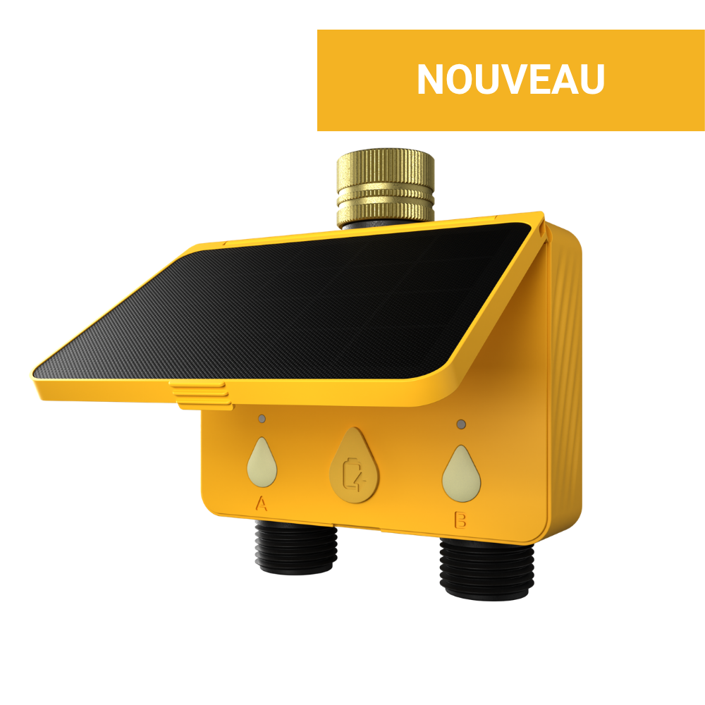 HYDRO SOLAR - Robinet connect&eacute; Wi-Fi, IP65 Konyks