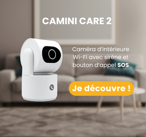 Caméra d'intérieur WiFi avec Sirène et Bouton d'appel vidéo