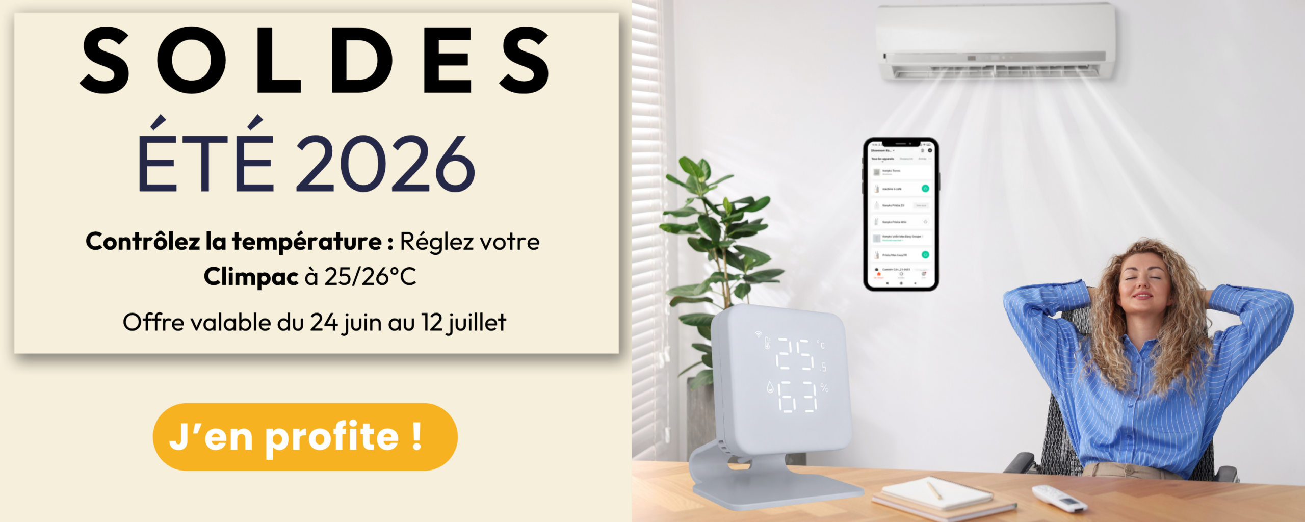 Sliders version ordinateur soldes canicule 