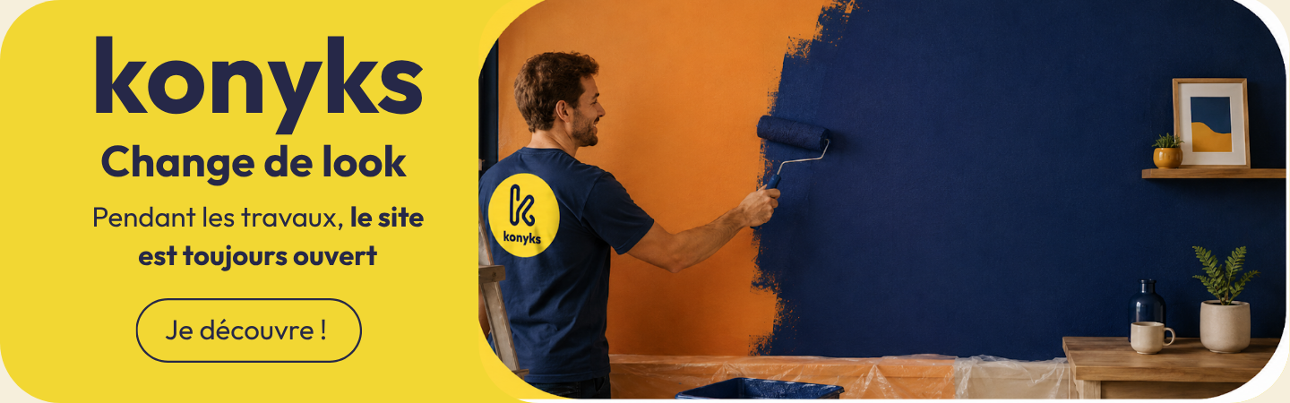 Version Ordinateur- Konyks change de look
