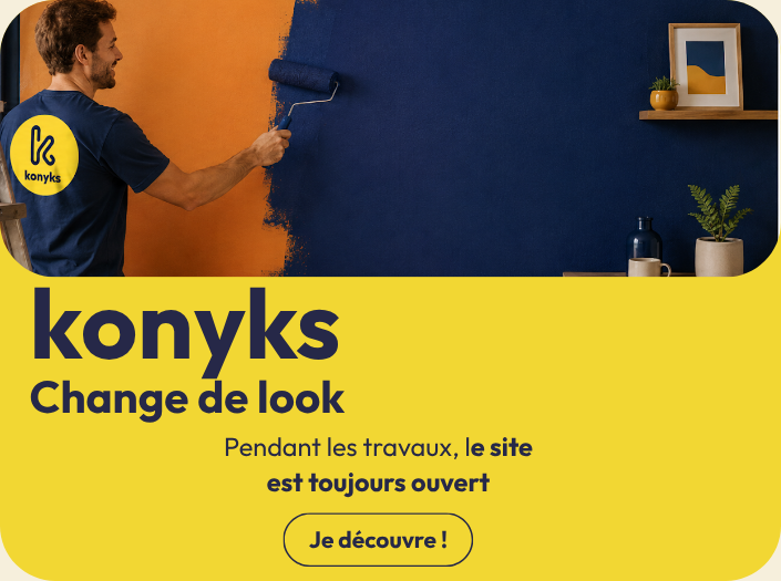 Version verticale- Konyks change de look 